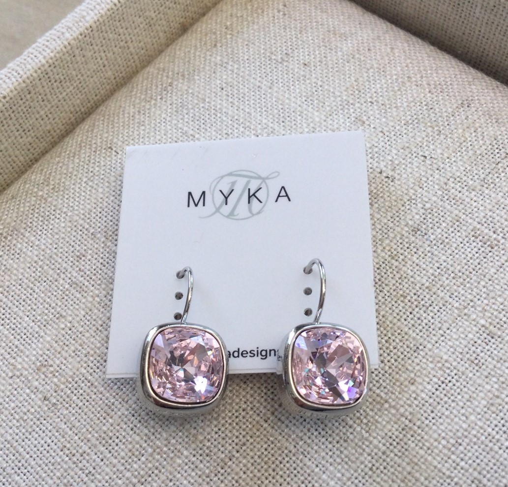 Myka - Earrings / Small Cushion / ROSALINE | Curiosities Gift Shop