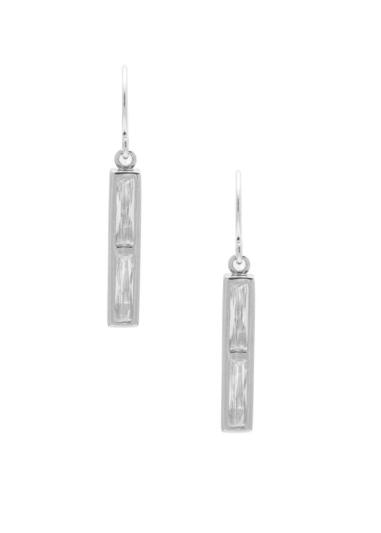 Horizon Earrings Rhodium image