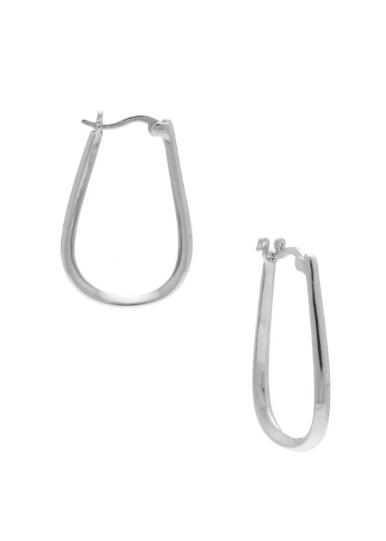 Lyn Hoops Rhodium image