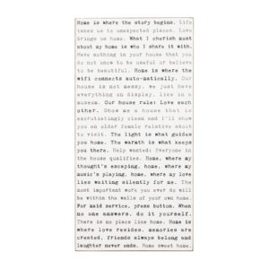 home revisited typewriter sign 685907 image New Arrivals