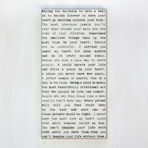 parenthood typewriter sign 669549 image New Arrivals